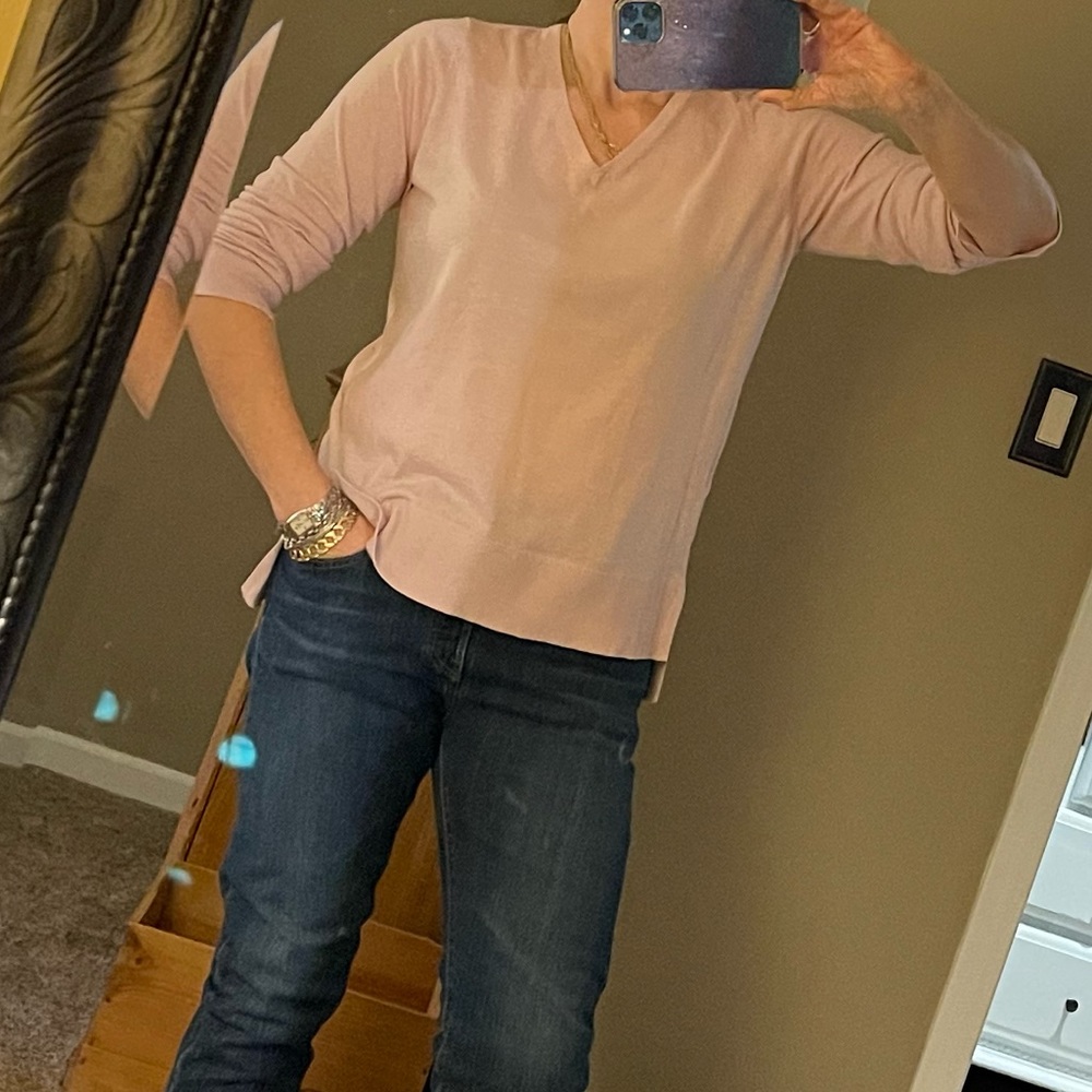 Lightweight Pink Loft Sweater